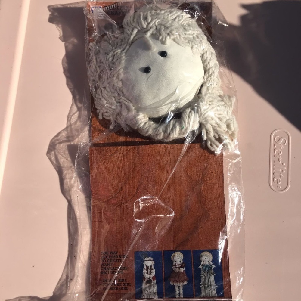 Vintage Moppolls Doll head Kit #9502 Westrim Craft
